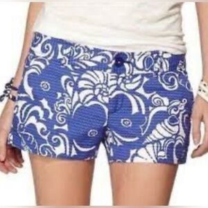 Lilly Pulitzer Spectrum Blue Tide shorts sz10